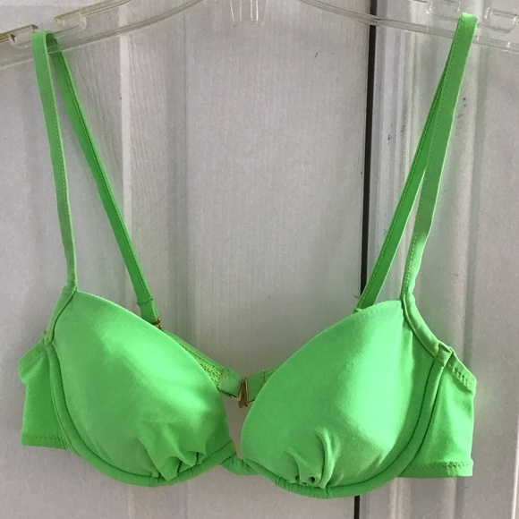 le foglie mare swimwear neon green bikini set size S - Picture 3 of 10